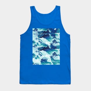 Rushing sea waves Tank Top